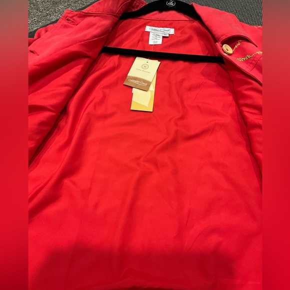 Coldwater Creek Womens Embroidered Button down Jacket - Picture 9 of 11